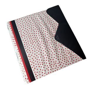 Vintage Mead Data Center Binder 29020 90s Y2K Red White Black